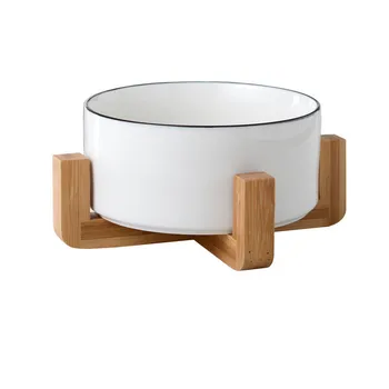 Nordic Marble Ceramic Bowl with Bamboo Rack Holder Stackable Large Salad Fruit Dessert Bowl Cat Pets Bowl Dinnerware 850ml
Nordic Marble Ceramic Bowl with Bamboo Rack Holder Stackable Large Salad Fruit Dessert Bowl Cat Pets Bowl Dinnerware 850ml