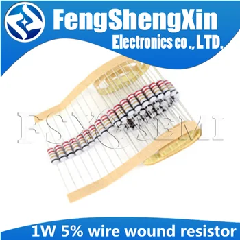 50pcs/lot 1W 5% wire wound resistor Fuse winding resistance 0.1R 0.15R 0.33R 1R 2R 2.2R 3R 4.7R 5.1R 6.8R 10R 22R 47R 100R
50pcs/lot 1W 5% wire wound resistor Fuse winding resistance 0.1R 0.15R 0.33R 1R 2R 2.2R 3R 4.7R 5.1R 6.8R 10R 22R 47R 100R