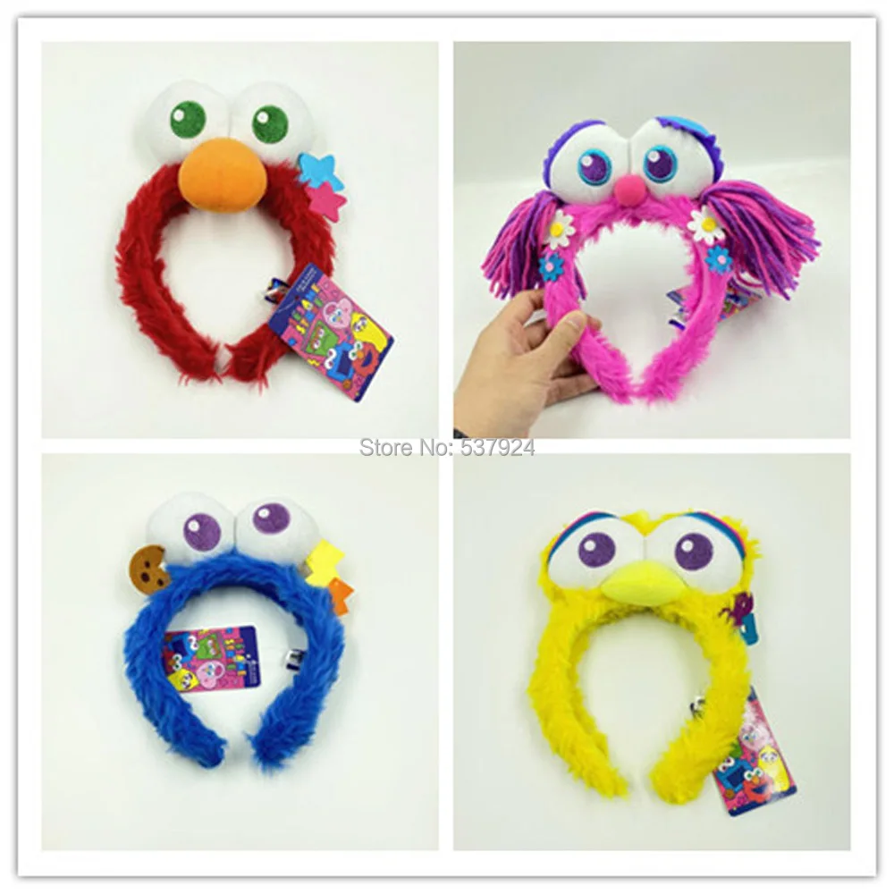 New 10Pcs Sesame Street Elmo Cookie Big Bird Abby Cadabby Fairy Angel 4.8-6.3" 12-16CM Headwear Hairbands Hair Hoops Plush Doll
New 10Pcs Sesame Street Elmo Cookie Big Bird Abby Cadabby Fairy Angel 4.8-6.3" 12-16CM Headwear Hairbands Hair Hoops Plush Doll