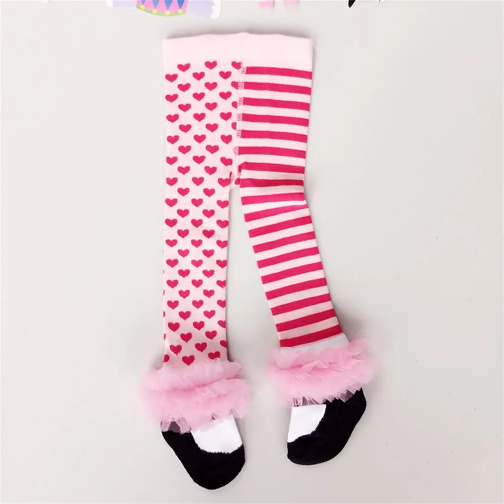 Children Comfortable Pure Cotton Leggings Lovely Dance Pantyhose with Love Heart Pattern & Lace Decor for Girls 
Children Comfortable Pure Cotton Leggings Lovely Dance Pantyhose with Love Heart Pattern & Lace Decor for Girls