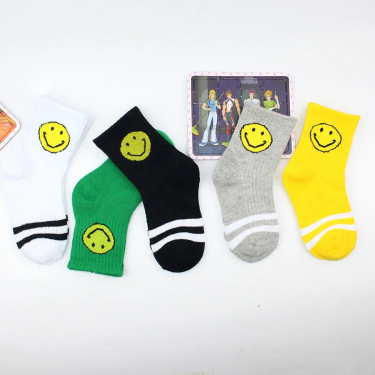 New Style Solid Color Children's Socks Candy Color Smiley Baby Socks Kids Tube Cotton Socks Skin Care Anti-Friction
New Style Solid Color Children's Socks Candy Color Smiley Baby Socks Kids Tube Cotton Socks Skin Care Anti-Friction