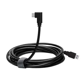 5M Fast Charging Right Angle Headset USB C Data Transfer PVC Portable Link Cable Home Accessories Gaming PC For Oculus Quest
5M Fast Charging Right Angle Headset USB C Data Transfer PVC Portable Link Cable Home Accessories Gaming PC For Oculus Quest