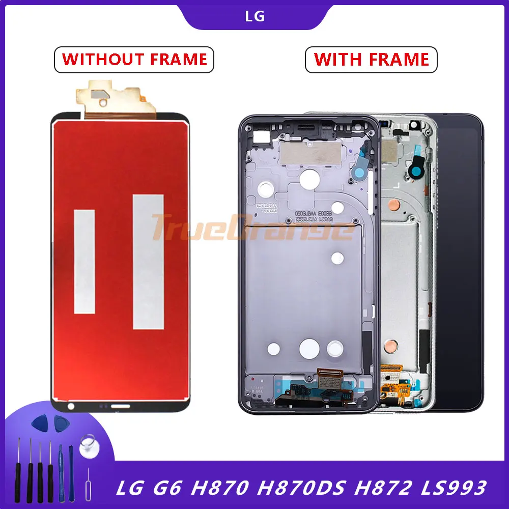 LCD For LG G6 Display Touch Screen with Frame For LG G6 LCD Display Replacement H870 H870DS H873 H872 LS993 VS998 US997
LCD For LG G6 Display Touch Screen with Frame For LG G6 LCD Display Replacement H870 H870DS H873 H872 LS993 VS998 US997
