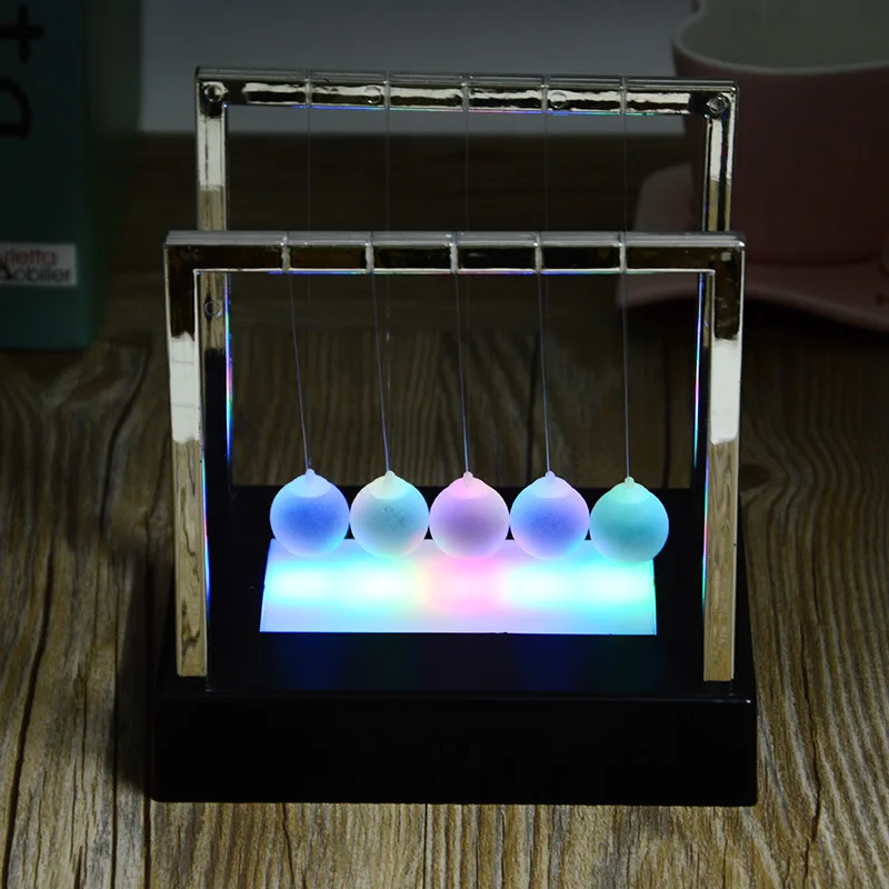 Shinning Newton Cradle Balance Ball Physics Science Pendulum Instrument Steel Balls Educational Craft Home Desk Decor Ornaments
Shinning Newton Cradle Balance Ball Physics Science Pendulum Instrument Steel Balls Educational Craft Home Desk Decor Ornaments