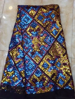 2019 Latest African Net Lace Fabric, High Quality 3d Sequins Nigerian Wedding Lace Fabrics 5Yards Sequins French Tulle lace
2019 Latest African Net Lace Fabric, High Quality 3d Sequins Nigerian Wedding Lace Fabrics 5Yards Sequins French Tulle lace