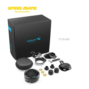 Steelmate ET-910AE Tyre Pressure 24x7 Monitoring System Quick Fix/Release Design 2-Sensors Tyre Pressure Detector
Steelmate ET-910AE Tyre Pressure 24x7 Monitoring System Quick Fix/Release Design 2-Sensors Tyre Pressure Detector