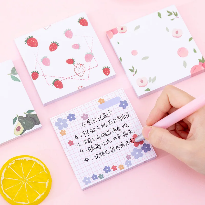 4pcs Girly Style Cute Floret Sticky Notes Sweets Fruit Color Memo Pad Book Marker Stickers Stationery Office School Supply H6913
4pcs Girly Style Cute Floret Sticky Notes Sweets Fruit Color Memo Pad Book Marker Stickers Stationery Office School Supply H6913