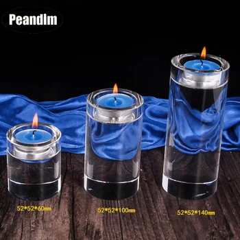 PEANDIM K9 Crystal Candle Holders Small Tealight Candlestick Candlelight Dinner Wedding Table Centerpieces Home Votive Holders
PEANDIM K9 Crystal Candle Holders Small Tealight Candlestick Candlelight Dinner Wedding Table Centerpieces Home Votive Holders