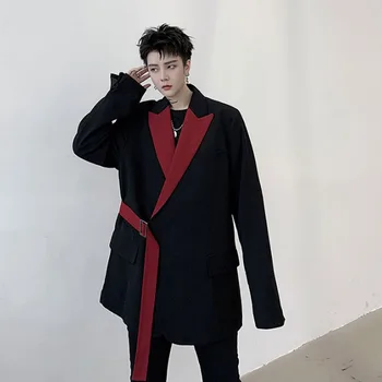 2020 Spring New Male Splice Color Hidden Button Casual Blazer Suit Jacket Men Japan Streetwear Suit Coat Outerwear
2020 Spring New Male Splice Color Hidden Button Casual Blazer Suit Jacket Men Japan Streetwear Suit Coat Outerwear