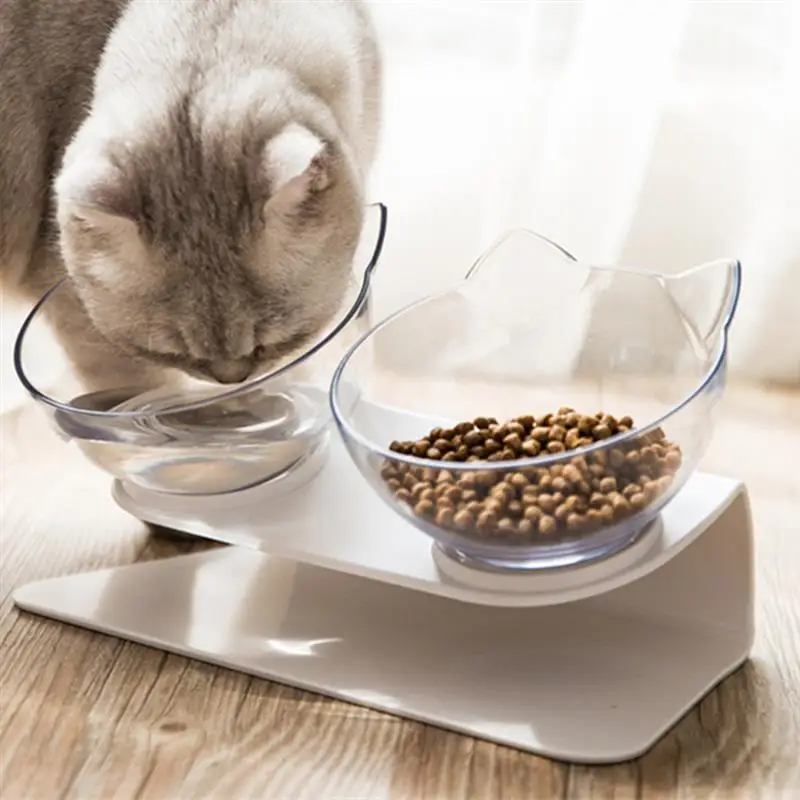 Cat Head And Neck Protection Transparent Double Bowl Cat Food Neck Protection Water Bowl Safe Pet Bowl
Cat Head And Neck Protection Transparent Double Bowl Cat Food Neck Protection Water Bowl Safe Pet Bowl