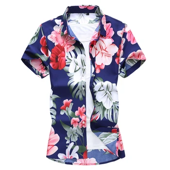 summer fashion short sleeve korean floral shirt 2020 brand new plus size 7xl mens casual dress shirts cotton 
summer fashion short sleeve korean floral shirt 2020 brand new plus size 7xl mens casual dress shirts cotton