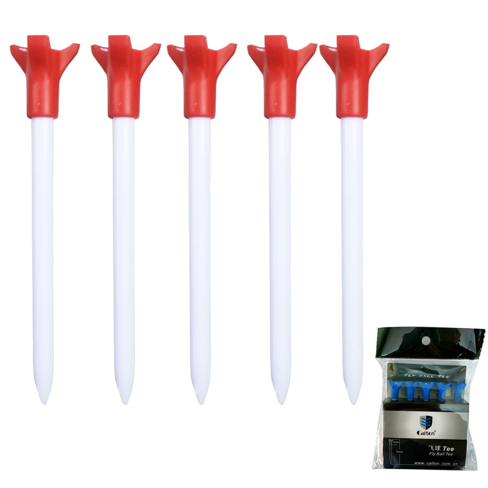 5pcs/bag Golf Tees Fly Ball Tee 83mm for Driver Fairway Hybrids Golf Ball Plastic Holder
5pcs/bag Golf Tees Fly Ball Tee 83mm for Driver Fairway Hybrids Golf Ball Plastic Holder
