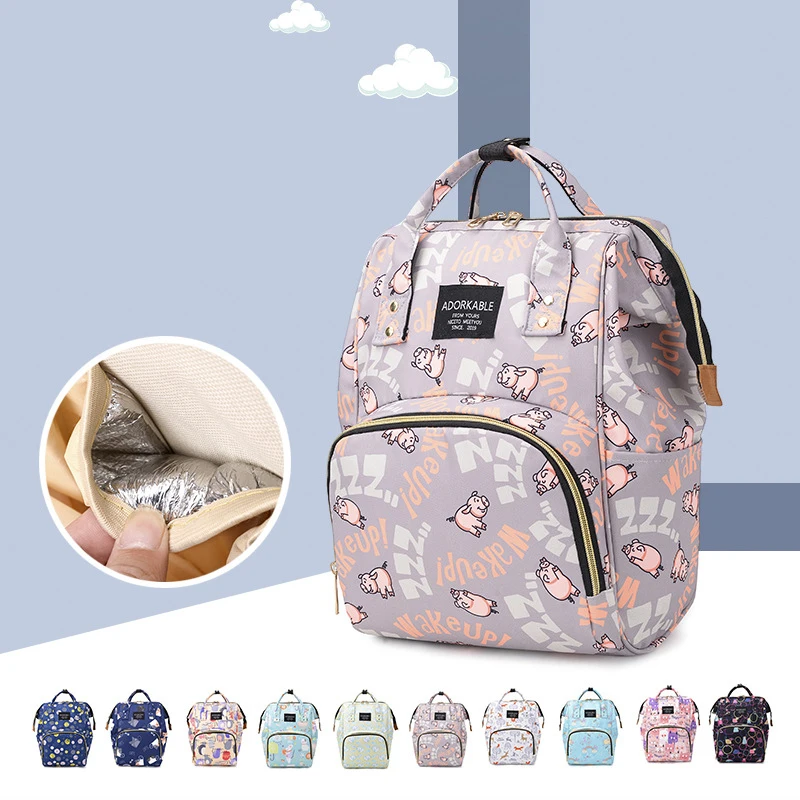 SeckinDogan Baby Diapers Bag Cartoon Mommy Bag Large Capacity Maternity Backpacks Insulation Newborn Nappy Nursing Bags
SeckinDogan Baby Diapers Bag Cartoon Mommy Bag Large Capacity Maternity Backpacks Insulation Newborn Nappy Nursing Bags