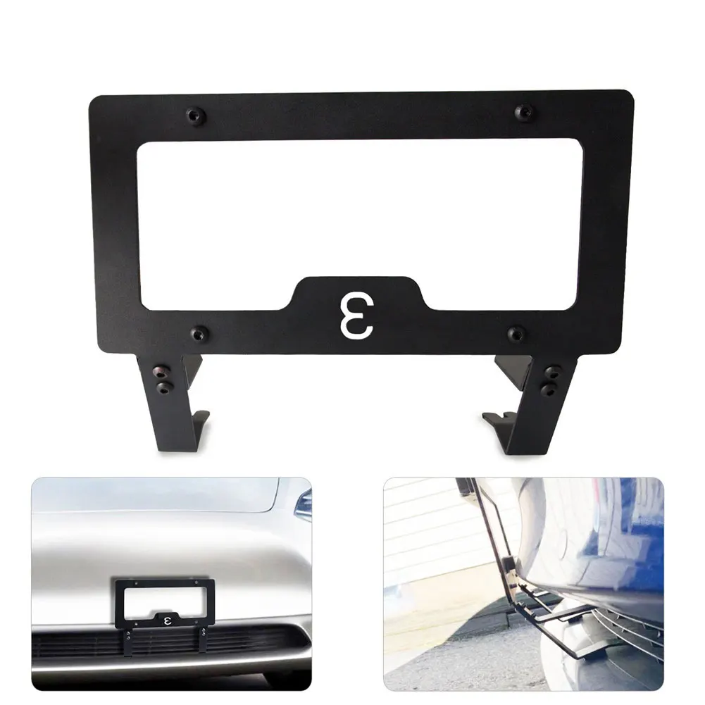 Car Replacement Durable License Plate Frame Slipstream Bracket Vehicle Holder Auto No Drilling Front Mount For Tesla Model 3
Car Replacement Durable License Plate Frame Slipstream Bracket Vehicle Holder Auto No Drilling Front Mount For Tesla Model 3