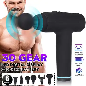 6 Heads Massage Guns Therapy Muscle Massager 30 Gears LED Digital Display 2550mAh Battery ABS Relax Body Vibration Massager
6 Heads Massage Guns Therapy Muscle Massager 30 Gears LED Digital Display 2550mAh Battery ABS Relax Body Vibration Massager