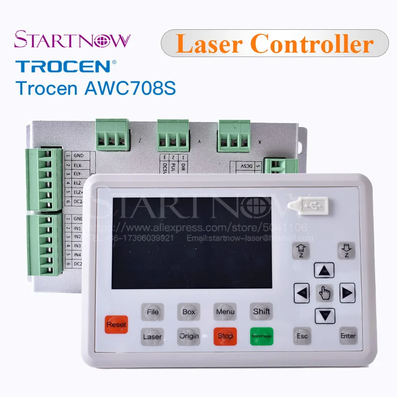 Trocen AWC708S 708S CO2 Laser Controller Board Replace Ruida System CNC Control Card 708C For Laser Cutting Machine Spare Parts
Trocen AWC708S 708S CO2 Laser Controller Board Replace Ruida System CNC Control Card 708C For Laser Cutting Machine Spare Parts