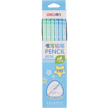 Deli 12pcs/box HB Students Write Drawing Sketch Pencil Triangle Lapices Kawaii Kids Pencils Color Random S900-HB
Deli 12pcs/box HB Students Write Drawing Sketch Pencil Triangle Lapices Kawaii Kids Pencils Color Random S900-HB