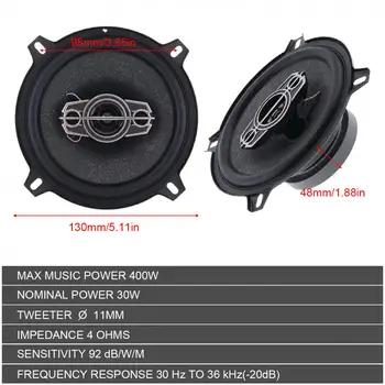2pcs 5 Inch 400W 4 Way Cars Coaxial Auto Music Stereo Full Range Frequency Hifi Speakers Non-destructive Installation
2pcs 5 Inch 400W 4 Way Cars Coaxial Auto Music Stereo Full Range Frequency Hifi Speakers Non-destructive Installation