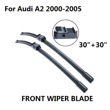 

Car Accessories Auto Windscreen Wiper Blade For Audi A2 2000-2005 Fit Windshield Natural Rubber Wipers 30"+30" 1 Pair