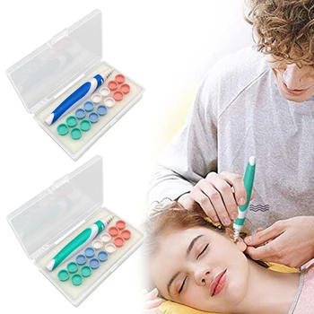 Rotating Ear Cleaner Remover with 16pcs Soft Silicone Tips Earwax Safety Remove Tool Swab Kit for Kids Adult
Rotating Ear Cleaner Remover with 16pcs Soft Silicone Tips Earwax Safety Remove Tool Swab Kit for Kids Adult