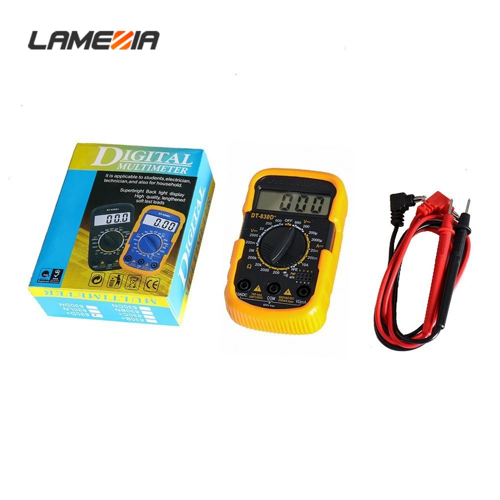 Mini Portable Multimeter Digital Display Small Pocket Counts AC/DC Volt Amp Ohm Diode Tester Ammeter Voltmeter Multitester
Mini Portable Multimeter Digital Display Small Pocket Counts AC/DC Volt Amp Ohm Diode Tester Ammeter Voltmeter Multitester