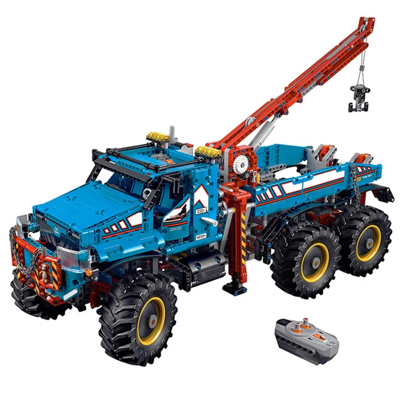 20056 1912Pcs Technic Series The Ultimate All Terrain 6X6 RC Truck Set Building Blocks Bricks Toys Model 42070 for Child
20056 1912Pcs Technic Series The Ultimate All Terrain 6X6 RC Truck Set Building Blocks Bricks Toys Model 42070 for Child