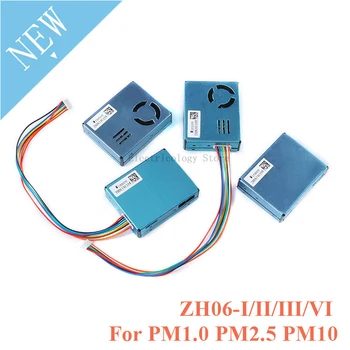 ZH06 PM2.5 Laser Dust Sensor Module ZH06-I/II/III/VI for Detection Air Quality Large Particles Laser Dust PM1.0 PM2.5 PM10
ZH06 PM2.5 Laser Dust Sensor Module ZH06-I/II/III/VI for Detection Air Quality Large Particles Laser Dust PM1.0 PM2.5 PM10