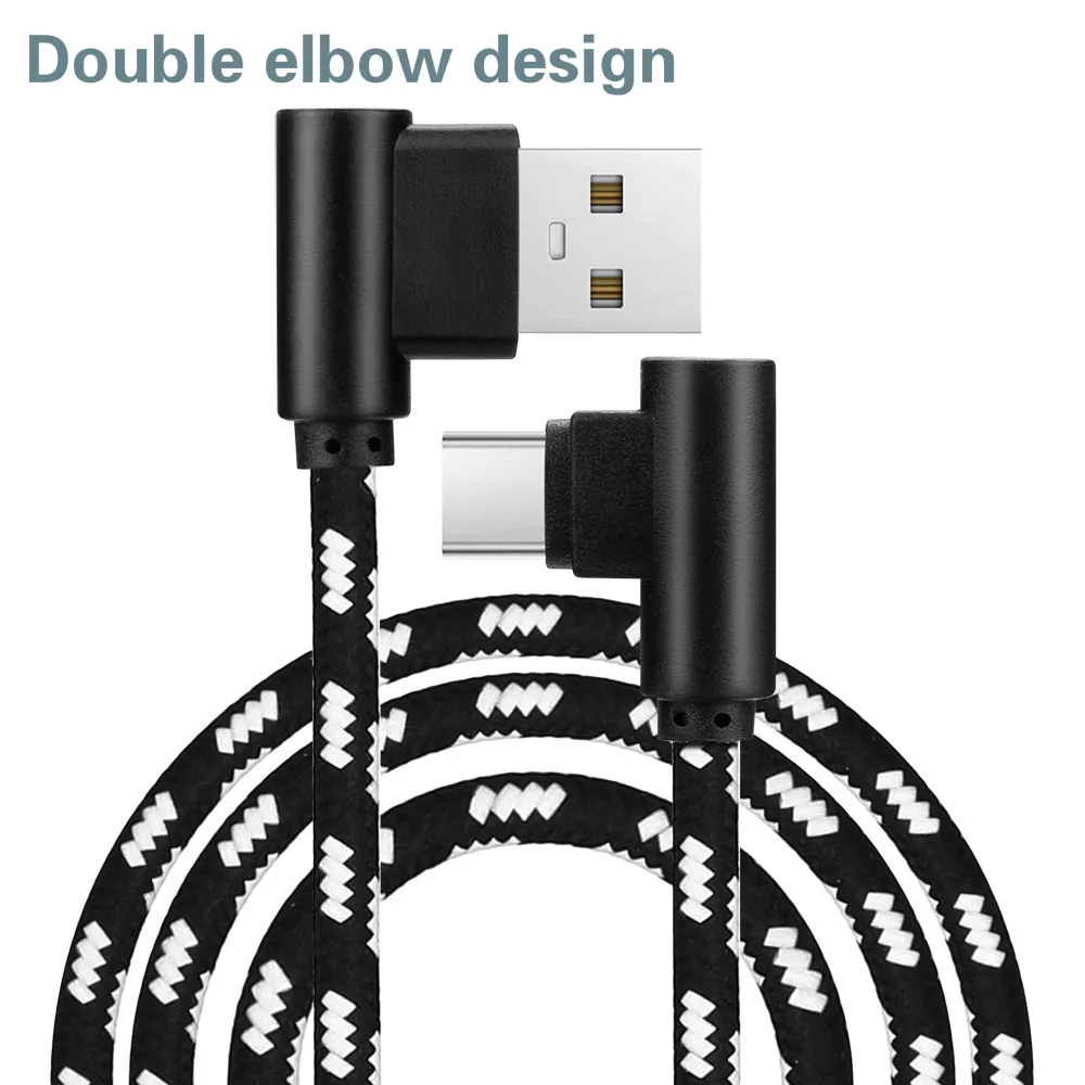 Micro / Type C / 8-pin USB cable 90 degrees Double elbow Android Micro USB C for lightning charging cable 1m 2m 3m for iphone
Micro / Type C / 8-pin USB cable 90 degrees Double elbow Android Micro USB C for lightning charging cable 1m 2m 3m for iphone