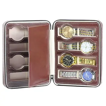 8-Slot Portable Watch Box Travel Case Storage Organizer jewellery box
8-Slot Portable Watch Box Travel Case Storage Organizer jewellery box