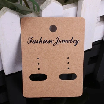 Package of 200 Natural Color Kraft Earring Display Cards 2 x 2.8 Inch
Package of 200 Natural Color Kraft Earring Display Cards 2 x 2.8 Inch