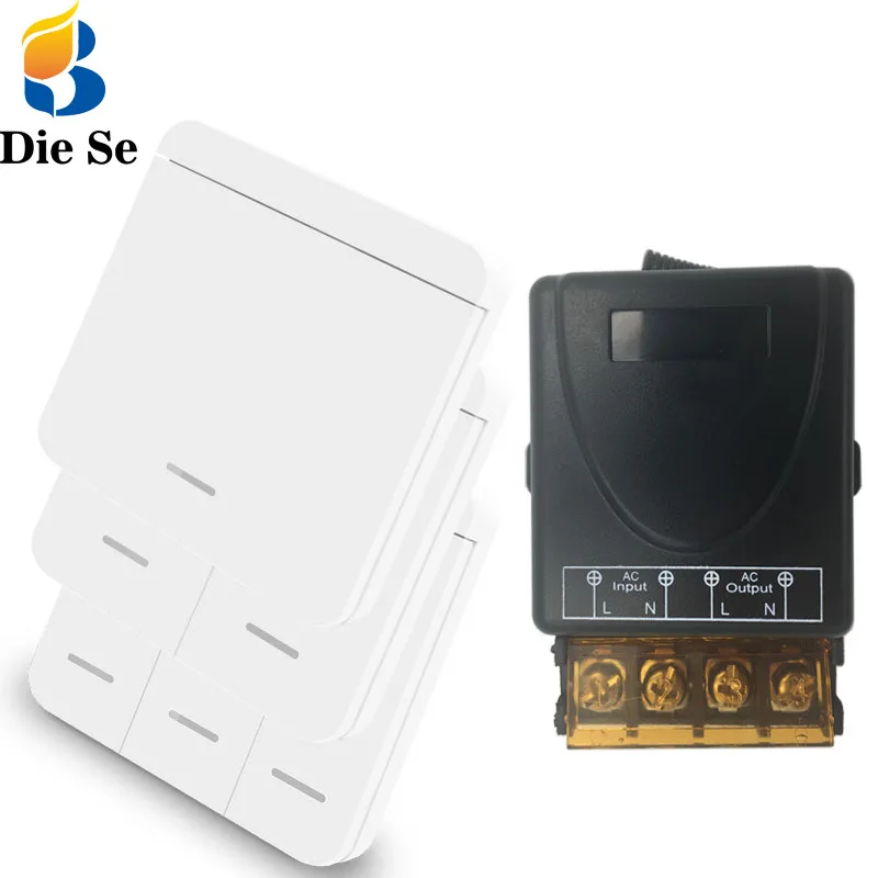 Diese High-power relay controller AC 75V~250V 30A safe 433Mhz Wireless relay receiver and 86 Wall-panel Switch, for Light,boiler
Diese High-power relay controller AC 75V~250V 30A safe 433Mhz Wireless relay receiver and 86 Wall-panel Switch, for Light,boiler