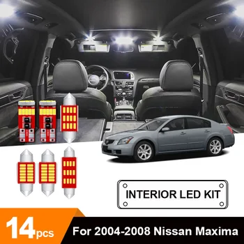14 x White Canbus Car LED License Plate Reading Ceiling Trunk Courtesy Glove Box Bulbs Package Kit For 2004-2008 Nissan Maxima
14 x White Canbus Car LED License Plate Reading Ceiling Trunk Courtesy Glove Box Bulbs Package Kit For 2004-2008 Nissan Maxima