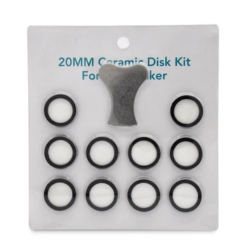 11Pcs Mist Maker Maintenance Kit, Ceramic Disk Ceramic Disk Key Replacement Parts Kits for Fog Machine
11Pcs Mist Maker Maintenance Kit, Ceramic Disk Ceramic Disk Key Replacement Parts Kits for Fog Machine