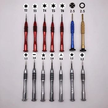 14pcs precision screwdriver Phillips1.5/T2T3T4T5T6/Pentalobe 1.2 TOOLS kit FOR call iphone Apple Macbook Air Samsung
14pcs precision screwdriver Phillips1.5/T2T3T4T5T6/Pentalobe 1.2 TOOLS kit FOR call iphone Apple Macbook Air Samsung