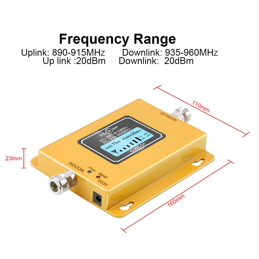 Gsm repeater GSM 900MHz Amplifier 20Dbm lcd Mini Mobile Phone Signal Booster Repeater Amplificatore 900 cell Repetidor GSM 980
Gsm repeater GSM 900MHz Amplifier 20Dbm lcd Mini Mobile Phone Signal Booster Repeater Amplificatore 900 cell Repetidor GSM 980