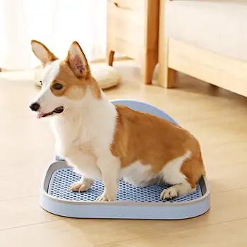 

Pet Dog Toilet Cat Litter Tray Potty Toilet for Dogs Cat Puppy Pad Doggy Pee Training Toilet Mesh Pet Dog Product Dropshipping