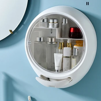 Waterproof Wall Mount Holder,Makeup Organizer, Oval Storage Display Wall Boxes, Cosmetic Organizer for Bathroom
Waterproof Wall Mount Holder,Makeup Organizer, Oval Storage Display Wall Boxes, Cosmetic Organizer for Bathroom