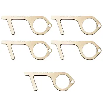 5PCS Key Hygiene Hand Antimicrobial Brass EDC Door Opener & Stylus Portable Press Elevator Tool Door Handle Key
5PCS Key Hygiene Hand Antimicrobial Brass EDC Door Opener & Stylus Portable Press Elevator Tool Door Handle Key