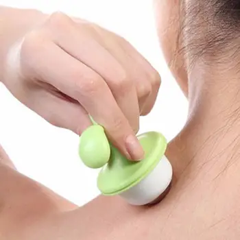 Handheld Body Manual Massager Cute Mini Potted Plant Face Roller Desk Foot Shaped Massage Neck Ball Pot Relaxation Bead Dec W2X6