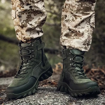 Men's Winter Military Shoes Tactical Desert Combat Ankle Boats Army Work Shoes Plus size 39-47 Leather High-soled Snow Boots
Men's Winter Military Shoes Tactical Desert Combat Ankle Boats Army Work Shoes Plus size 39-47 Leather High-soled Snow Boots