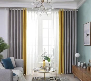 Curtains for Living Room Sunshade Soundproof Curtain Solid Color Stitching Bedroom Curtains for Window Drape Home Decor Cortinas
Curtains for Living Room Sunshade Soundproof Curtain Solid Color Stitching Bedroom Curtains for Window Drape Home Decor Cortinas