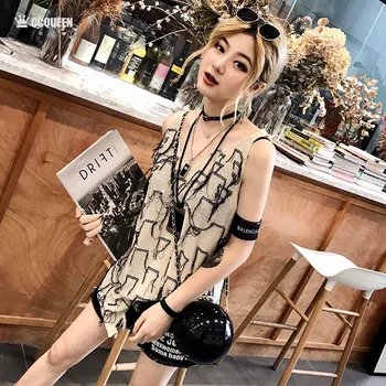 Streetwear autumn 2019 new female exuberant sexy V-collar coat retro sling knitted vest
Streetwear autumn 2019 new female exuberant sexy V-collar coat retro sling knitted vest