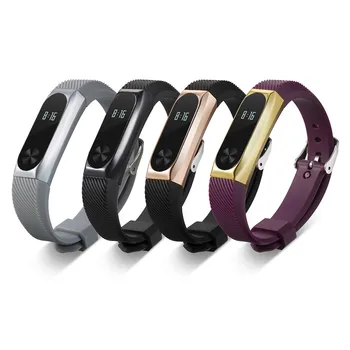 Silica Gel Replacement Wristband Band Strap + Metal Case Cover For Xiaomi Mi Band 2 Bracelet 4Colors Watchbands For Mi Band2
Silica Gel Replacement Wristband Band Strap + Metal Case Cover For Xiaomi Mi Band 2 Bracelet 4Colors Watchbands For Mi Band2