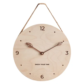 1Pc Wall Clock Creative Wooden Simple Mute Clock Silent Clock for Office Bedroom
1Pc Wall Clock Creative Wooden Simple Mute Clock Silent Clock for Office Bedroom