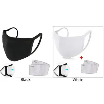 PM2.5 Double Layer Anti-fog Dust Face Cover Mask Washable Resuable Breathable W/ 2 Filter Papers Black White Color 6 * 6 * 2cm
PM2.5 Double Layer Anti-fog Dust Face Cover Mask Washable Resuable Breathable W/ 2 Filter Papers Black White Color 6 * 6 * 2cm