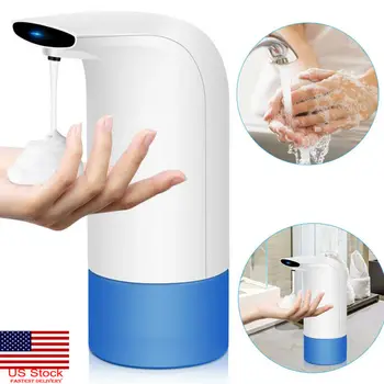 350ml Automatic Soap Dispenser Hand Free Portable Bathroom Dispenser No Noise Liquid Soap Dispenser for Kitchen Dropshipping
350ml Automatic Soap Dispenser Hand Free Portable Bathroom Dispenser No Noise Liquid Soap Dispenser for Kitchen Dropshipping