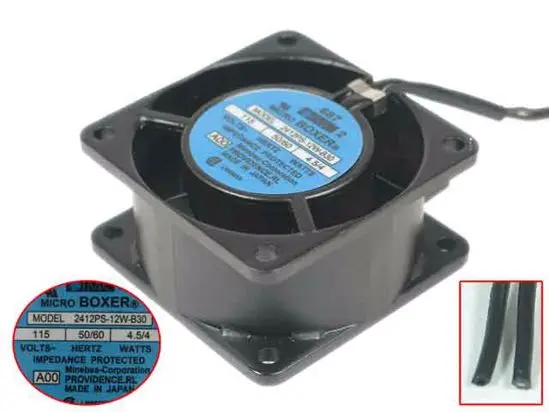 NMB-MAT 2412PS-12W-B30 A00 AC 115V 4 .. 5W 60x60x25mm вентилятор охлаждения сервера
NMB-MAT 2412PS-12W-B30 A00 AC 115V 4 .. 5W 60x60x25mm вентилятор охлаждения сервера