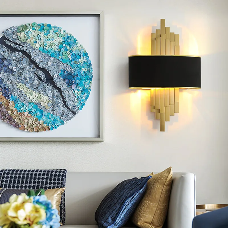 Nordic Loft Led Wall Light Art Fabric Metal Pipe Bedside Lamps Hotel Room Corridor Livingroom Wall Sconce Lighting
Nordic Loft Led Wall Light Art Fabric Metal Pipe Bedside Lamps Hotel Room Corridor Livingroom Wall Sconce Lighting