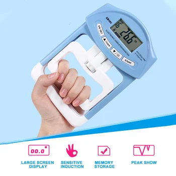 Electronic Counting Grasp Digital Hand Dynamometer Grip Strength Gauge Hand Grip Strength Strength Power Measuring Dynamometer
