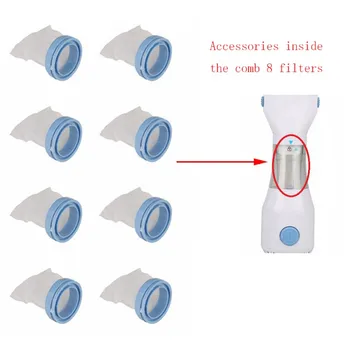 8PCS Capture Filter Snap Grooming Glove on Lid Traps Head Lice and eggs for V-Comb Set
8PCS Capture Filter Snap Grooming Glove on Lid Traps Head Lice and eggs for V-Comb Set